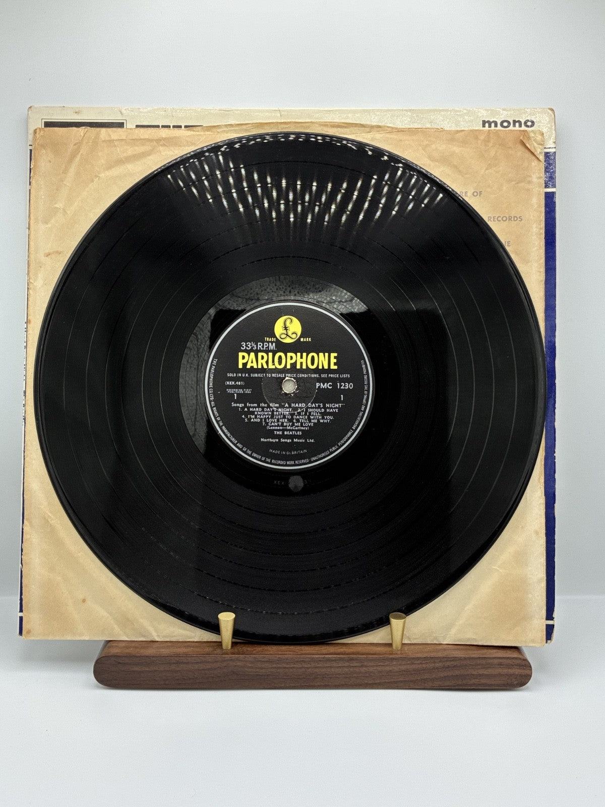 The Beatles – A Hard Day’s Night UK Mono Parlophone PMC 1230 3N/3N VG+/VG(+)