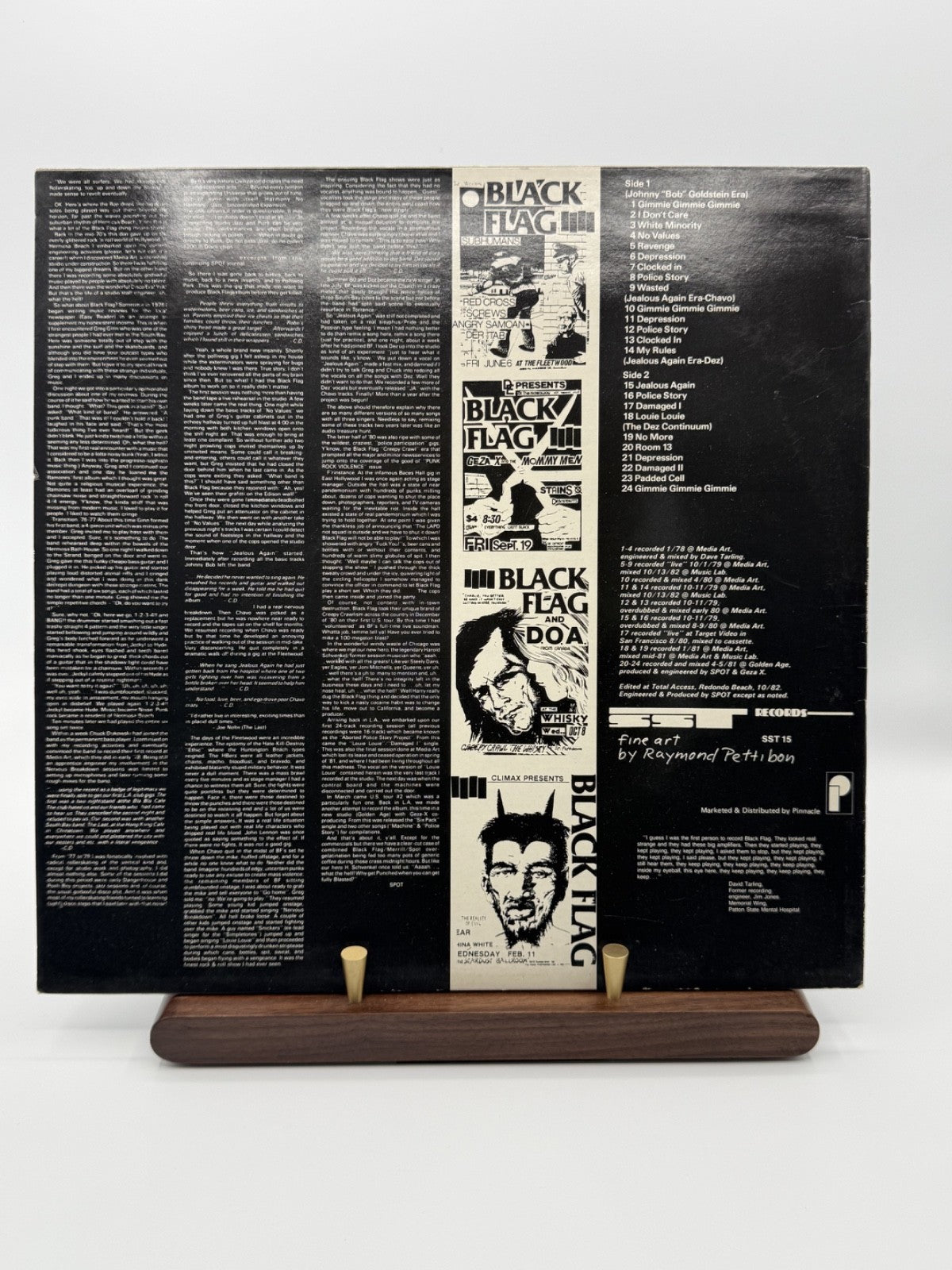 Black Flag Everything Went Black LP Vinyl Record SST 015 UK 1983 - EX/EX