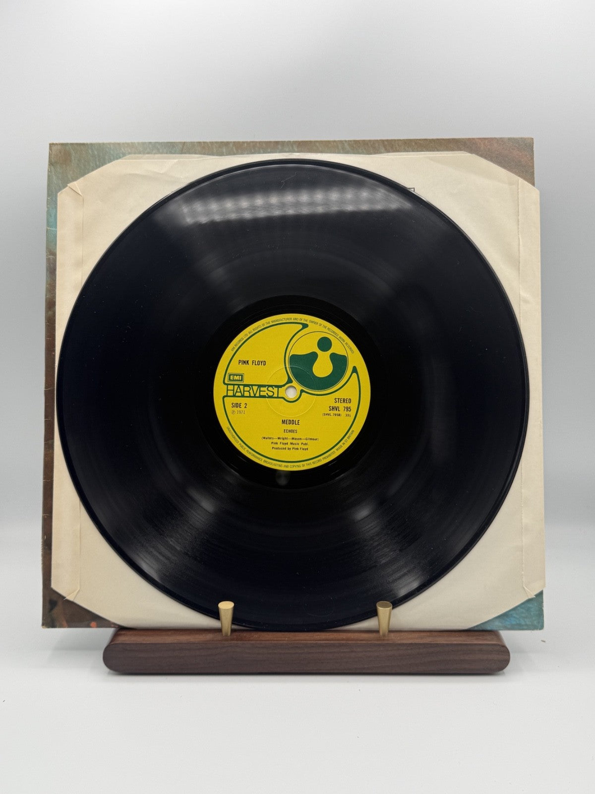Pink Floyd Meddle LP Vinyl SHVL 795 UK A7/B6 HTM Textured - EX/EX