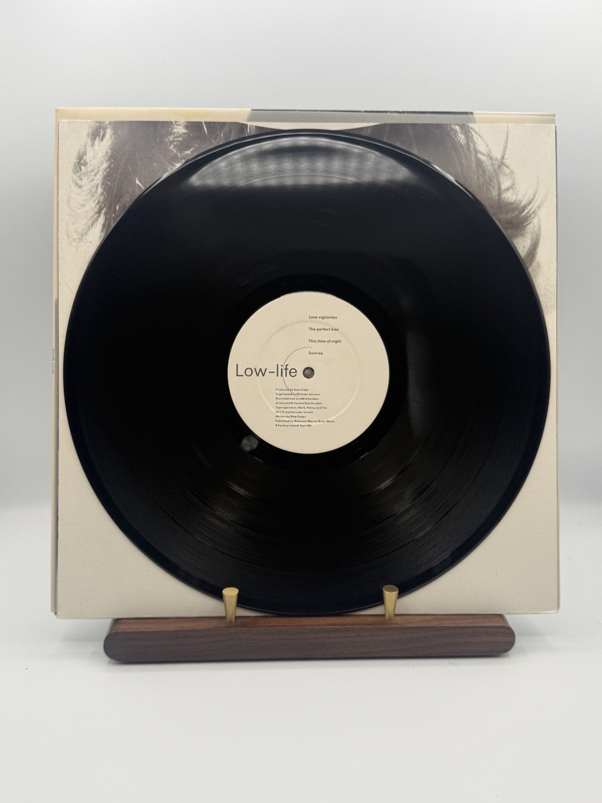 New Order Low-Life LP FACT 100 UK 1985 Lyntone Pressing - EX/VG+