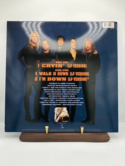 Aerosmith Cryin’ 12” White Vinyl GFST 56 UK 1993 Limited Edition NM/NM