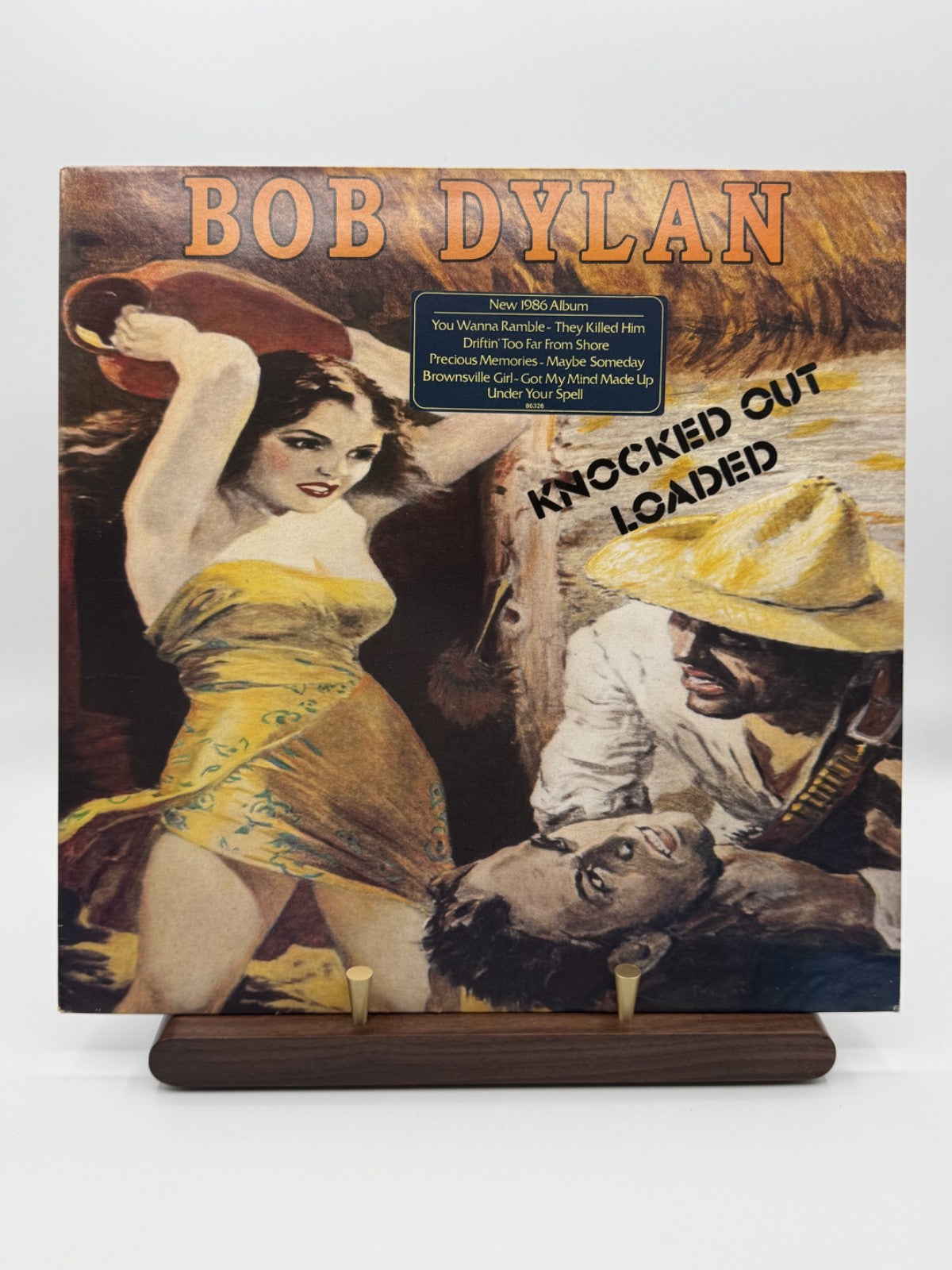 Bob Dylan Knocked Out Loaded LP Album Vinyl Record CBS 86326 - EX/EX