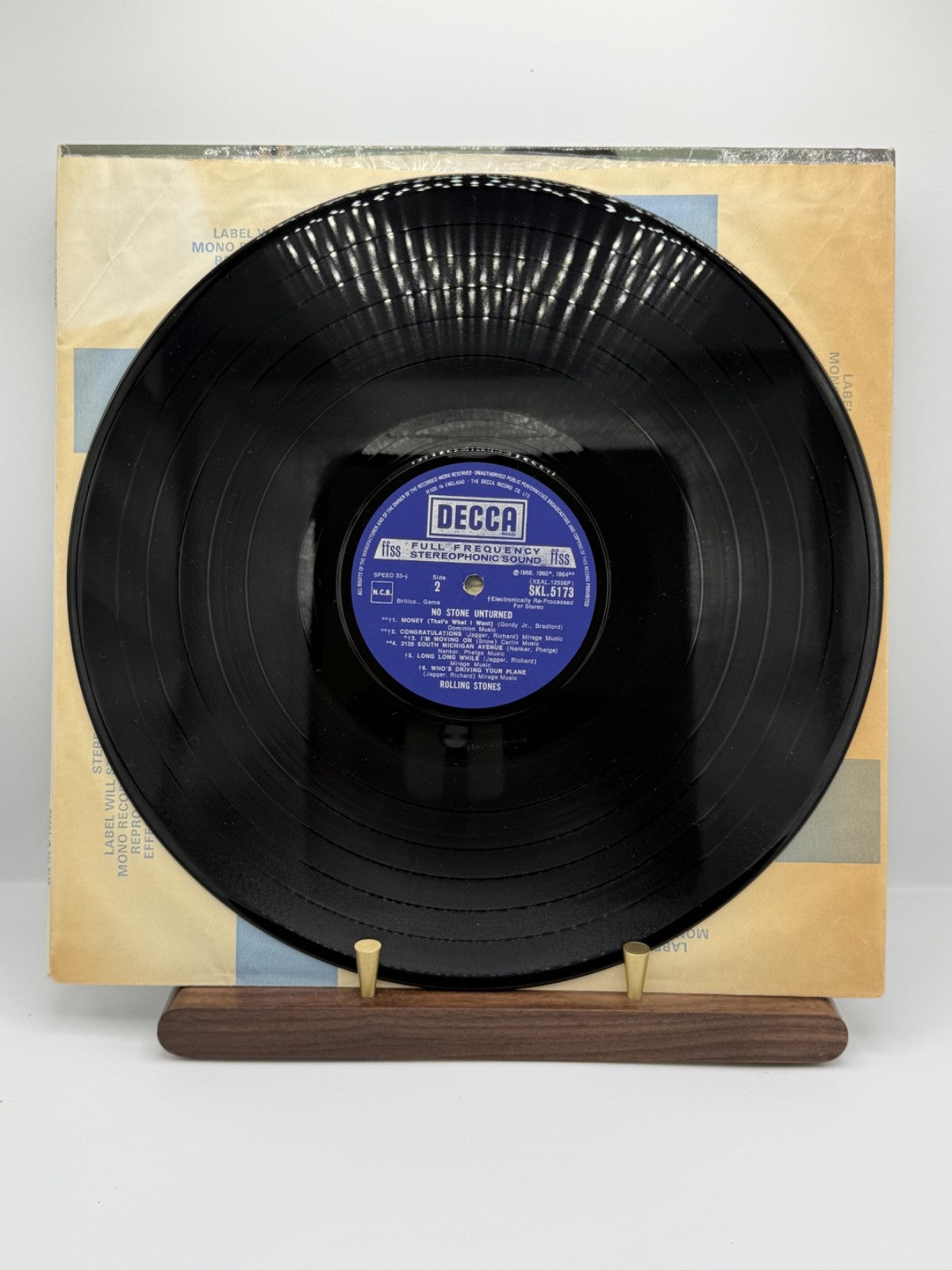Rolling Stones No Stone Unturned UK 1st Press 1W/1W Decca SKL5173 VG+/VG+ LP