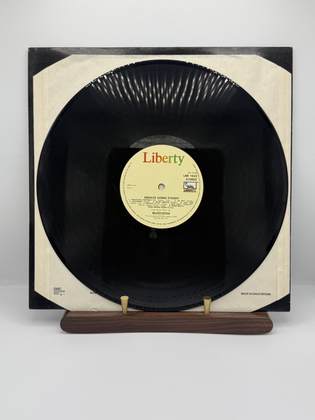 Buzzcocks Singles Going Steady: LBR 1043 UK 1987 Reissue Barcode Bilbo Tape VG+