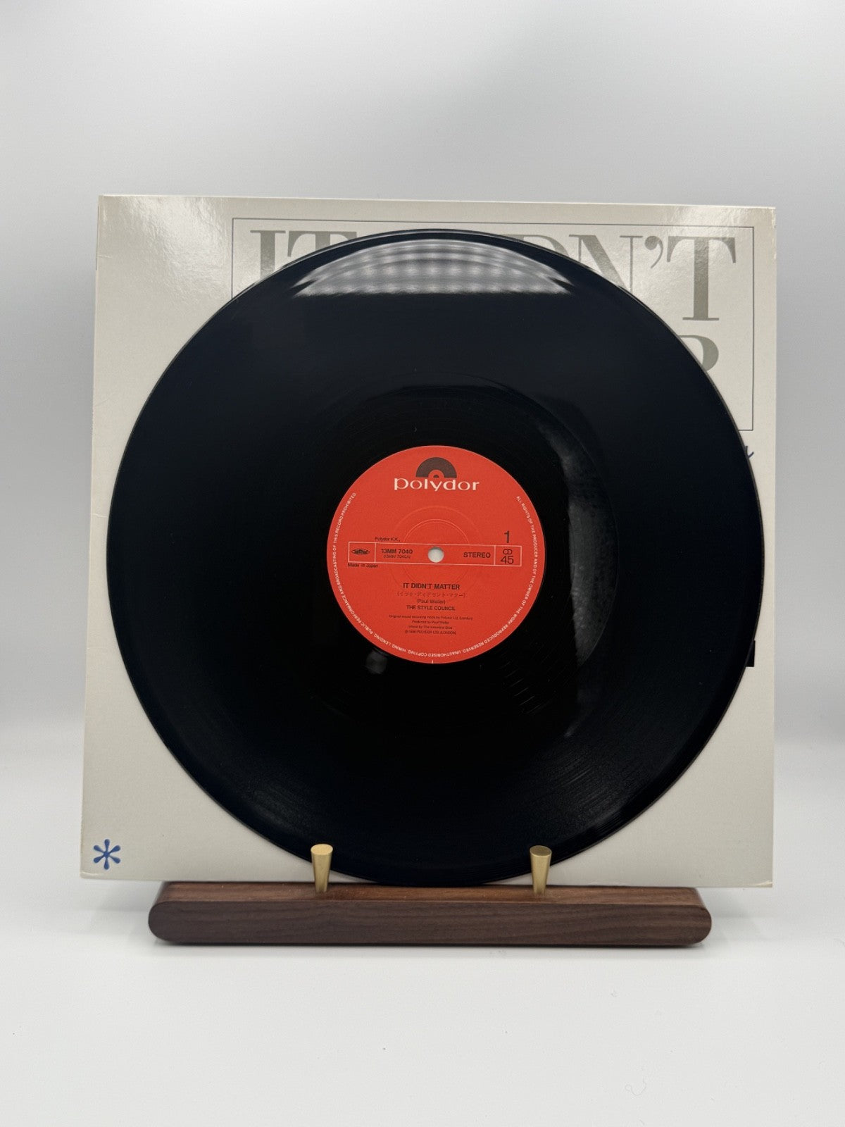 Style Council It Didn't Matter 12" Vinyl 13MM 7040 Japan 1986 - EX/VG+