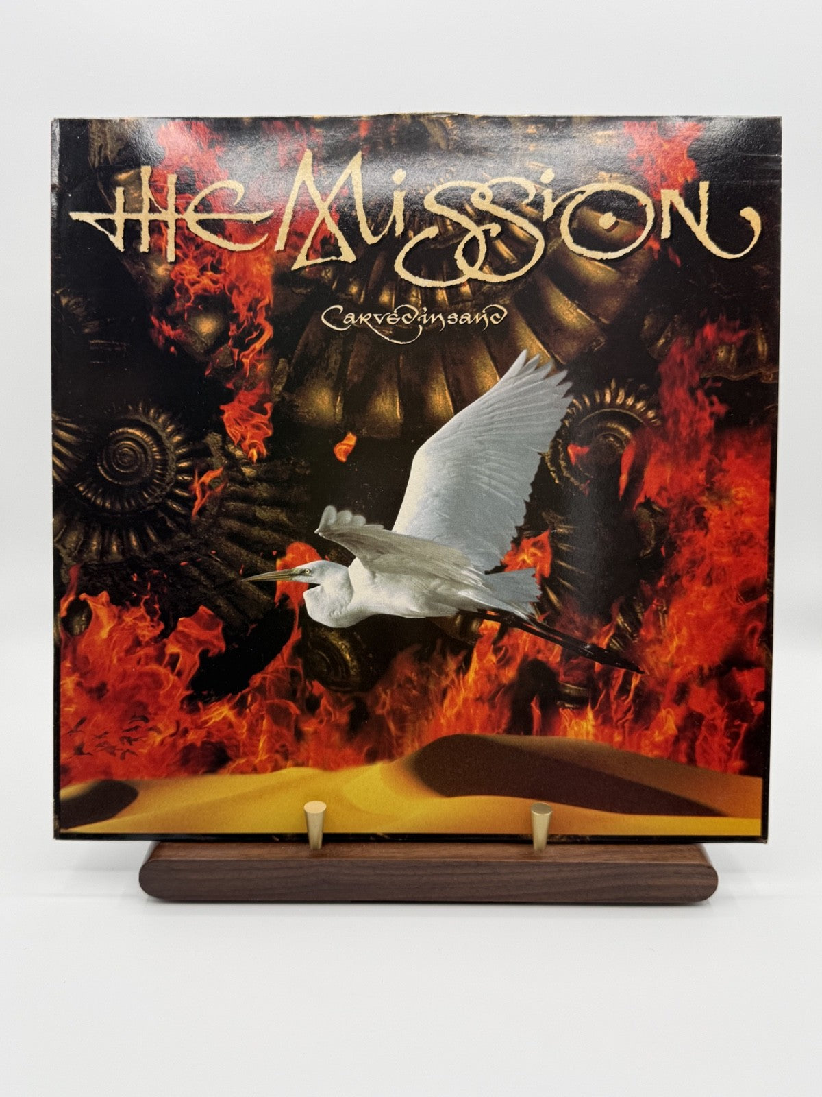 The Mission Carved In Sand LP Album Vinyl Record 842 251-1 - EX/EX