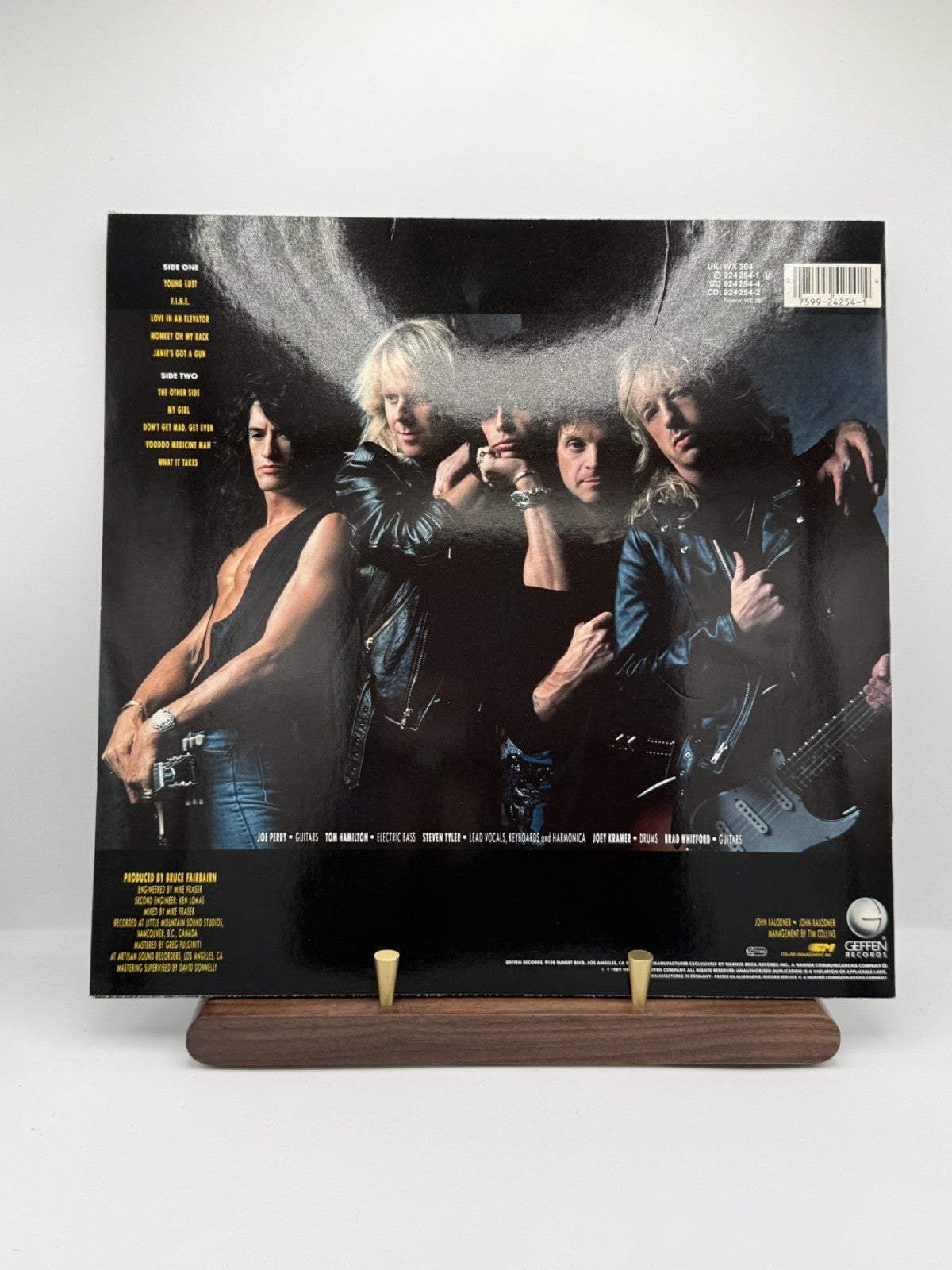 Aerosmith Pump Vinyl LP 924 254-1 WX 304 European 1st Press Alsdorf EX/EX
