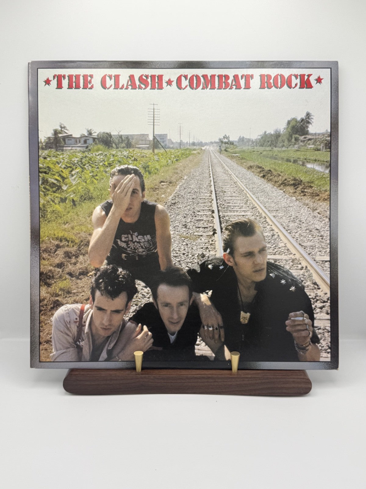 The Clash Combat Rock Vinyl LP CBS 32787 UK 1st Press FMLN Matrix Inner EX/EX