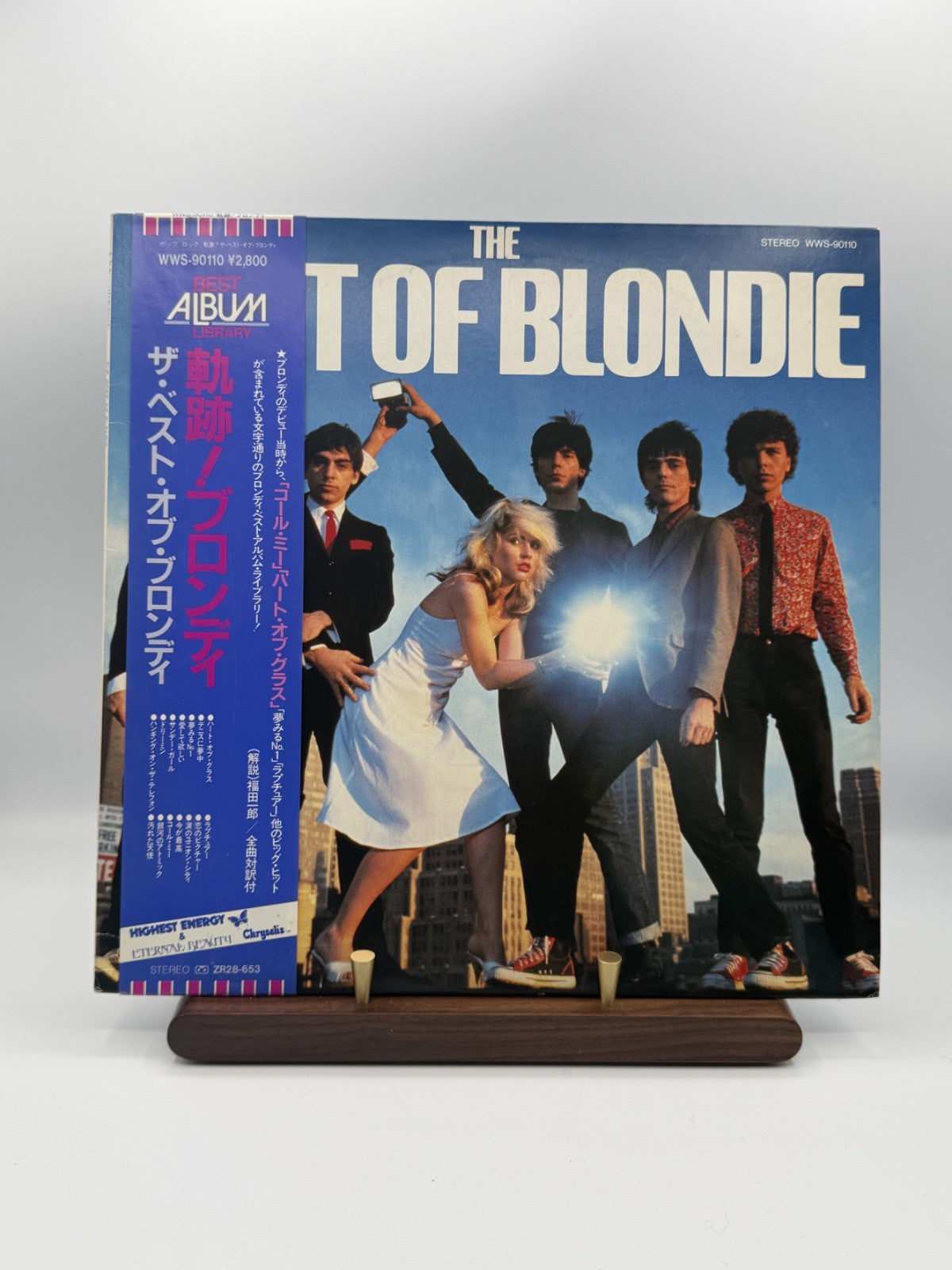 Blondie Best Of Blondie LP Vinyl WWS-90110 Japan 1981 OBI - EX/VG+