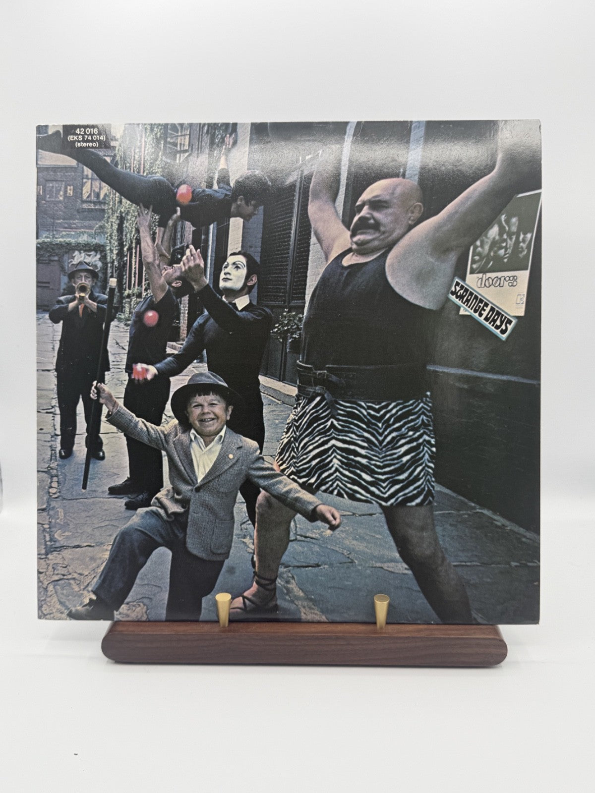 The Doors Strange Days LP 42 016 Germany WEA PF - EX/VG+