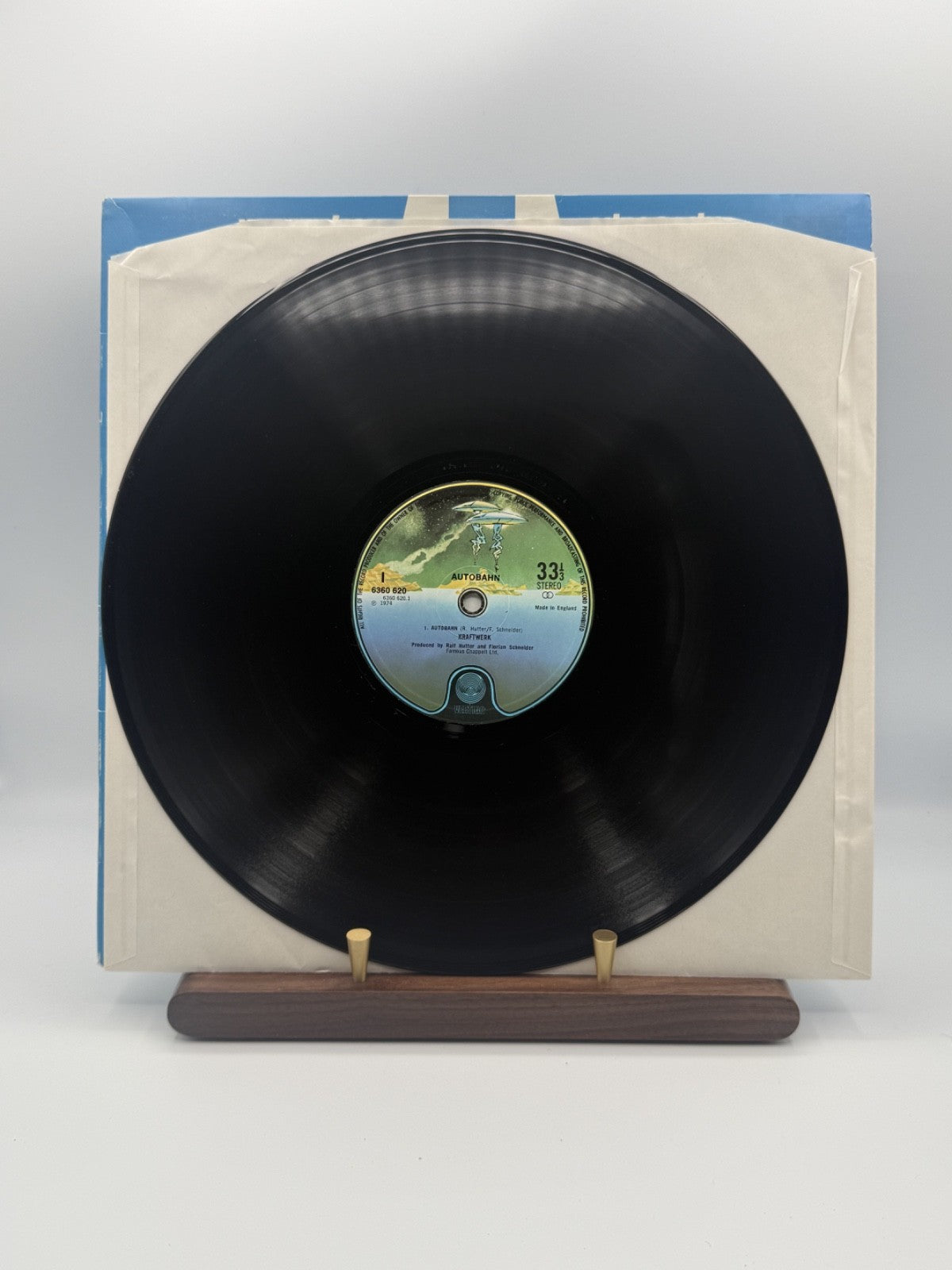 Kraftwerk Autobahn LP 6360 620 UK 1975 1Y1/2Y6 Vertigo - EX/EX