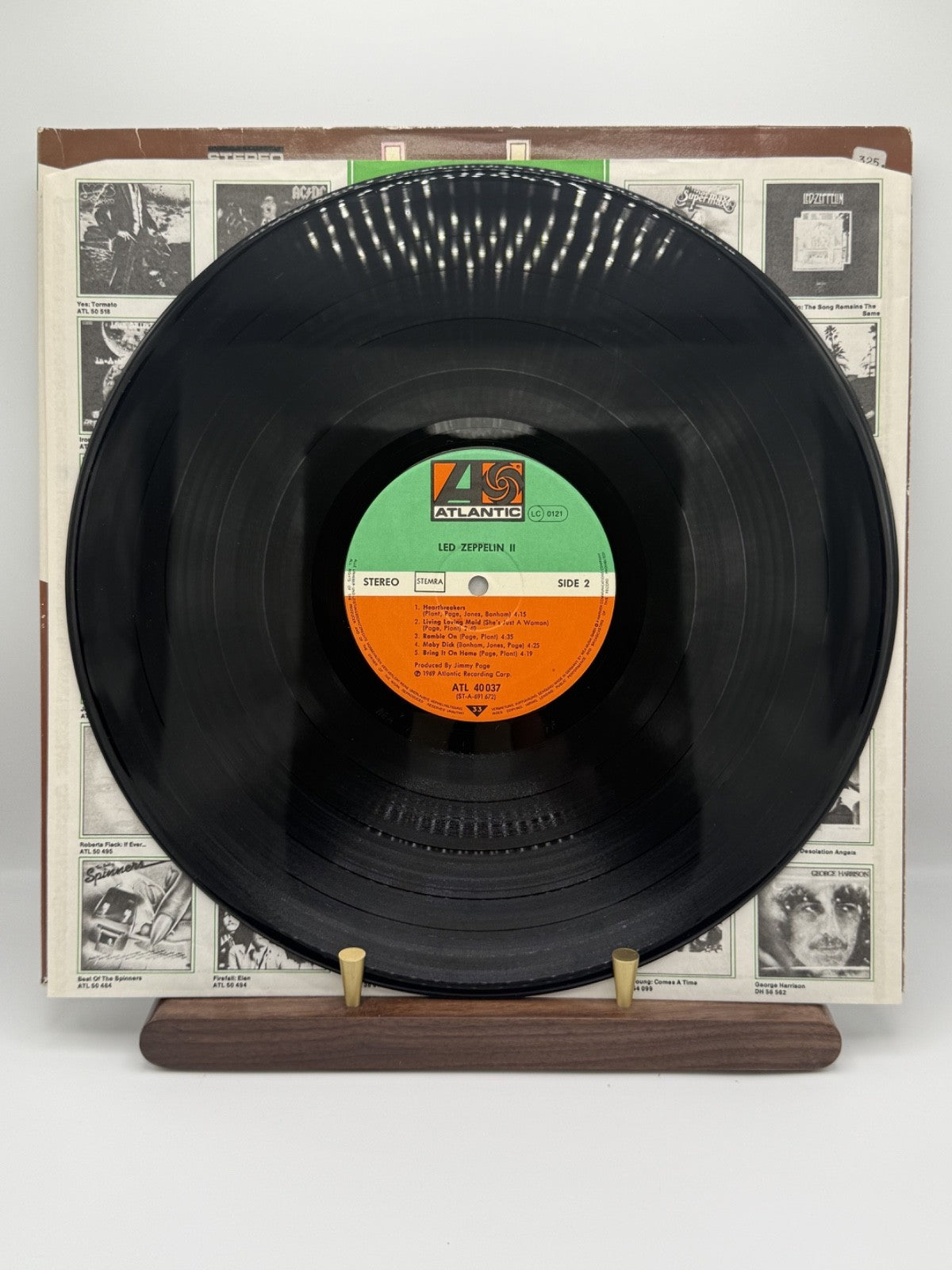 Led Zeppelin II ATL 40037 WEA Europe LP Vinyl Record Atlantic VG+/VG