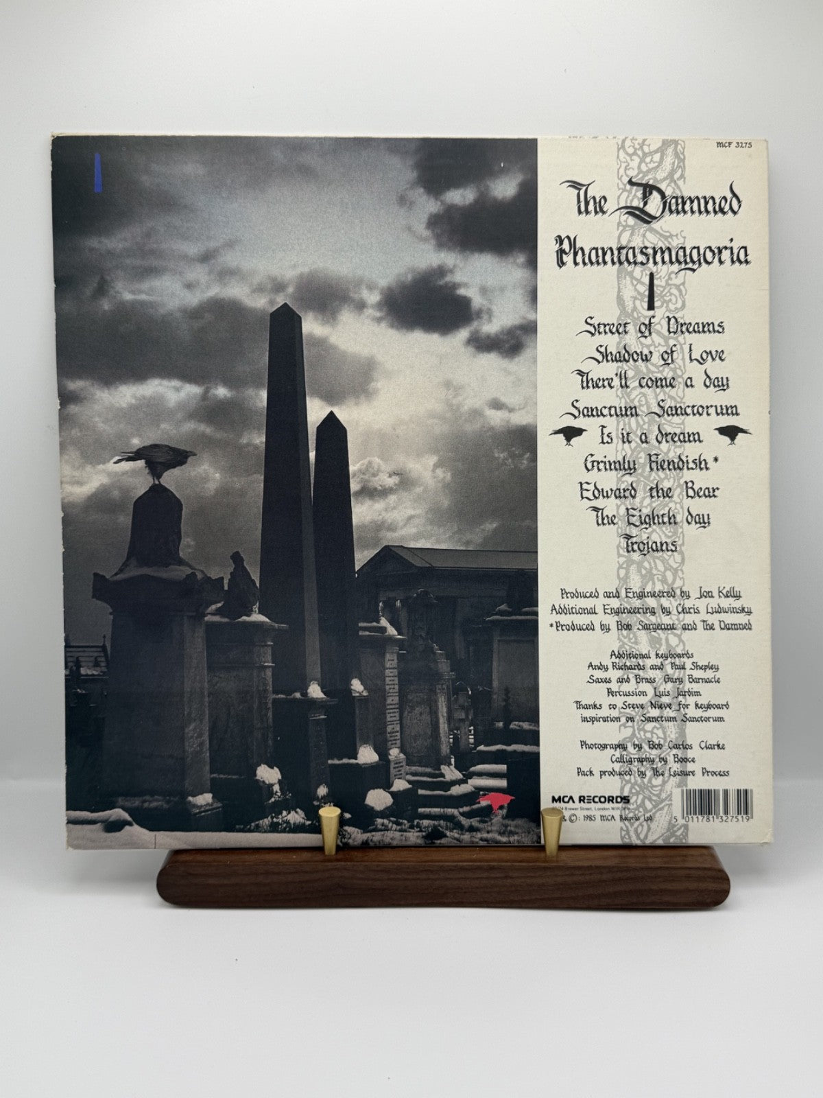The Damned Phantasmagoria 1985 UK 1st Press A1/B1 ARUN + Insert EX/VG++