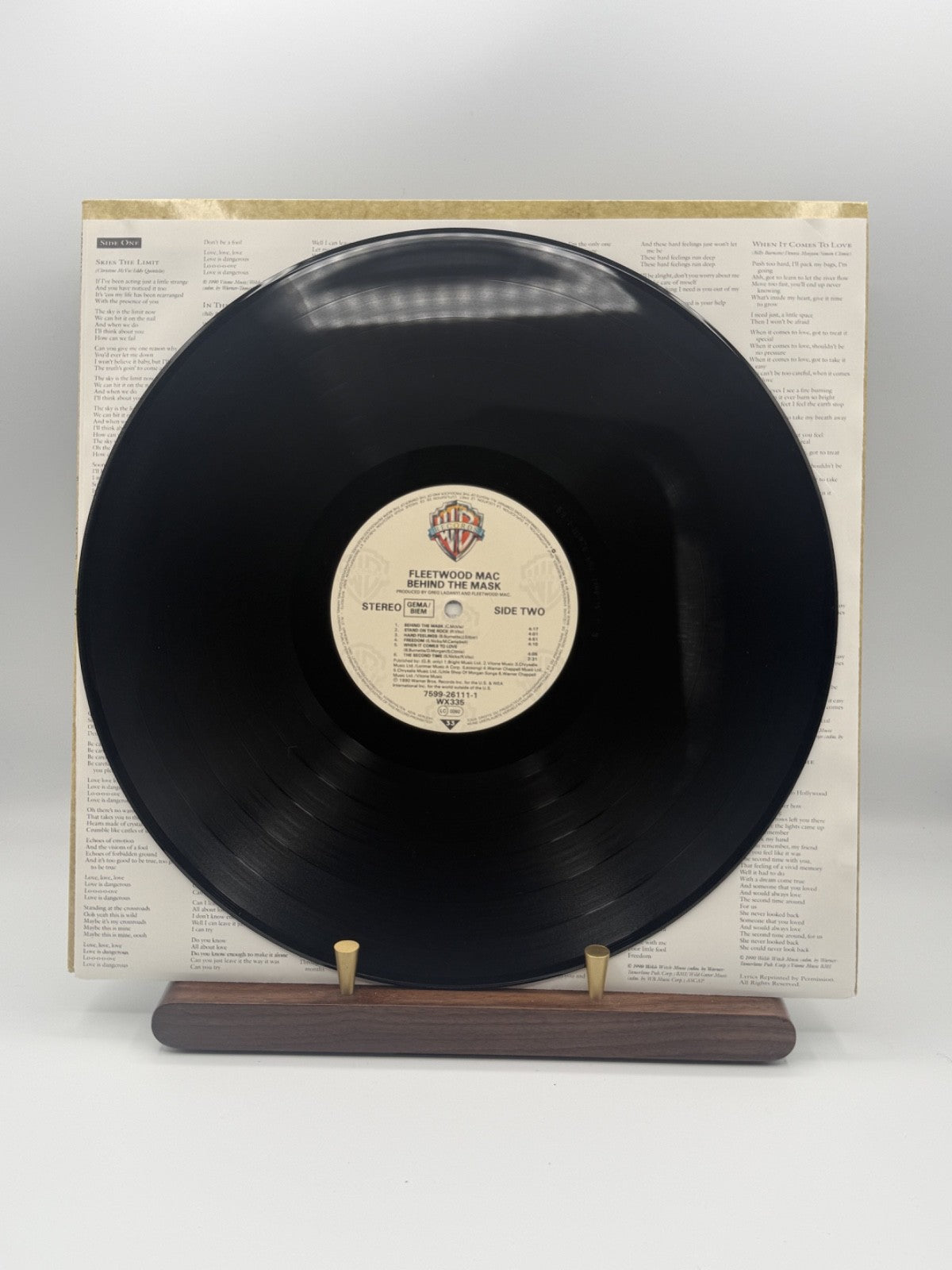 Fleetwood Mac Behind The Mask LP WX 335 Europe 1990 Alsdorf - EX/EX