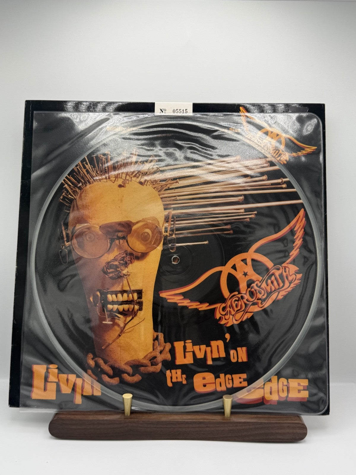 Aerosmith Livin' On The Edge 12" Picture Disc GFSTP 35 UK 1993 Ltd Edition EX/EX