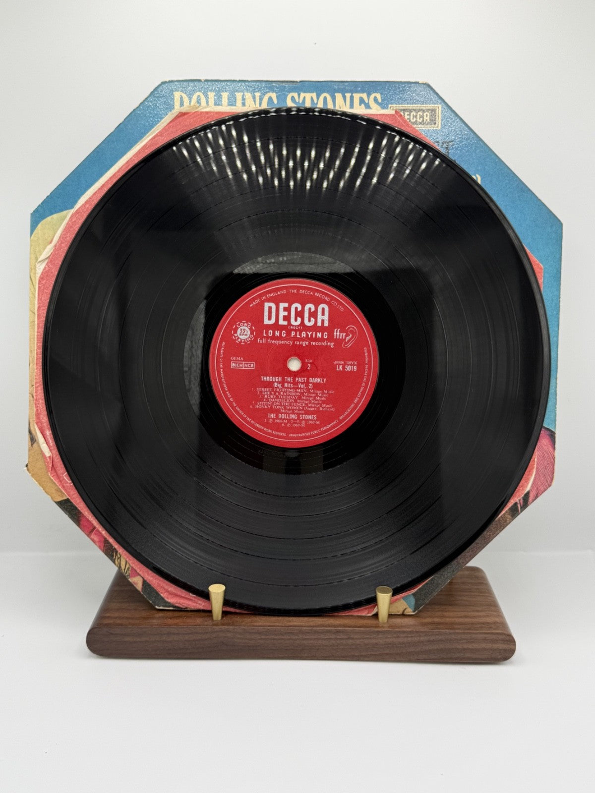 Rolling Stones Through The Past Darkly UK MONO 1A/3A Decca LK5019 VG+/VG(VG+)