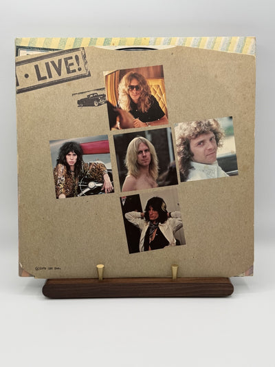 Aerosmith Live! Bootleg 1978 UK CBS 2LP + Original Poster EX/VG++