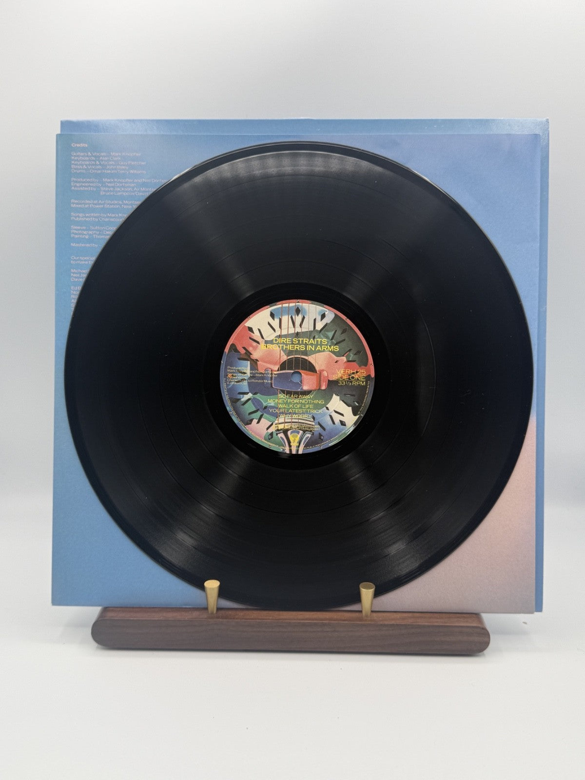 Dire Straits Brothers In Arms LP Vinyl VERH 25 MASTERDISK RL - EX/EX