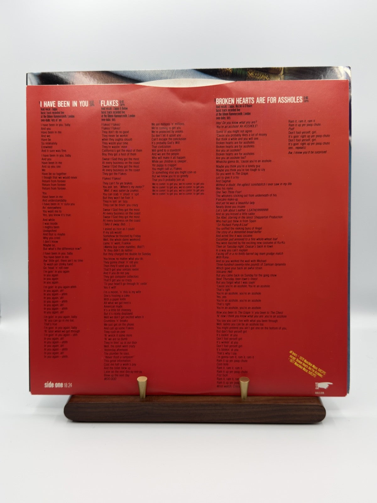 Frank Zappa Sheik Yerbouti 2LP CBS 88339 UK 1979 MASTERDISK RL - EX/EX