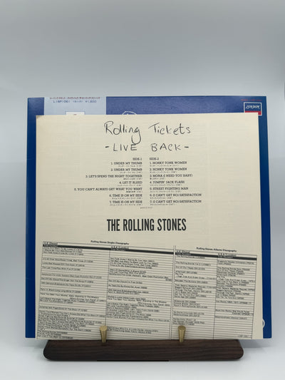 Rolling Stones Rolling Tickets promo actual copy 8582