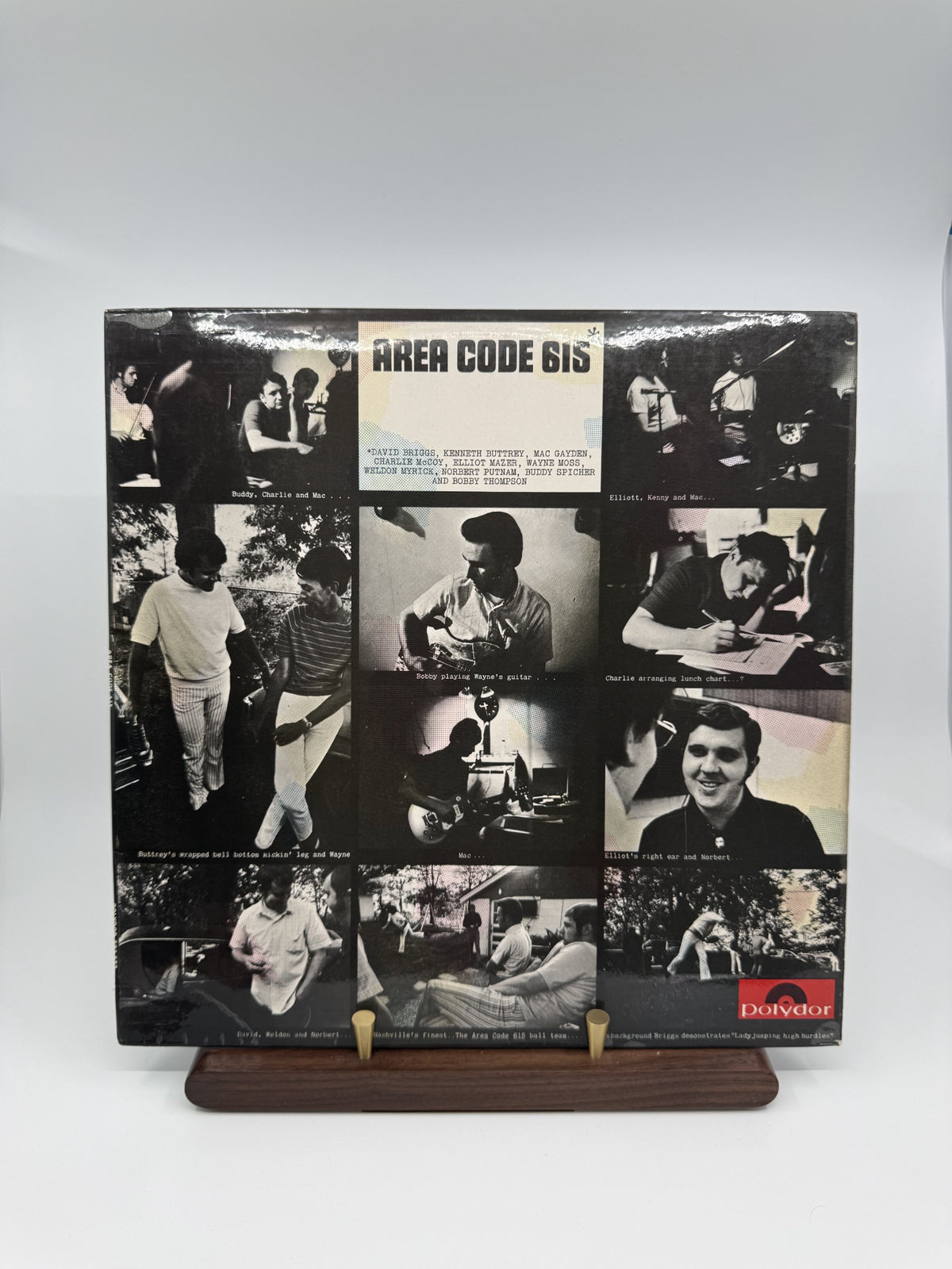 Area Code 615 self titled 1969 UK Polydor 583 572 front laminated sleeve collage