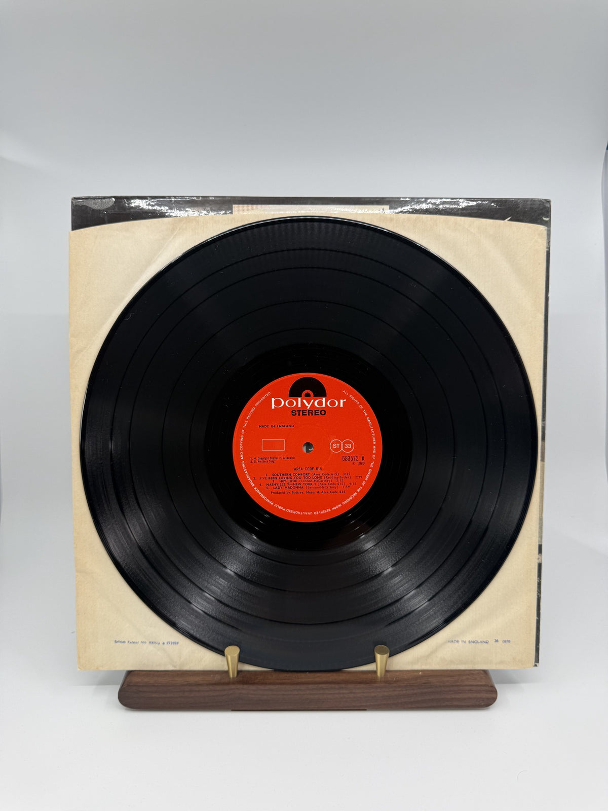 Area Code 615 Polydor 583 572 side A red Polydor label