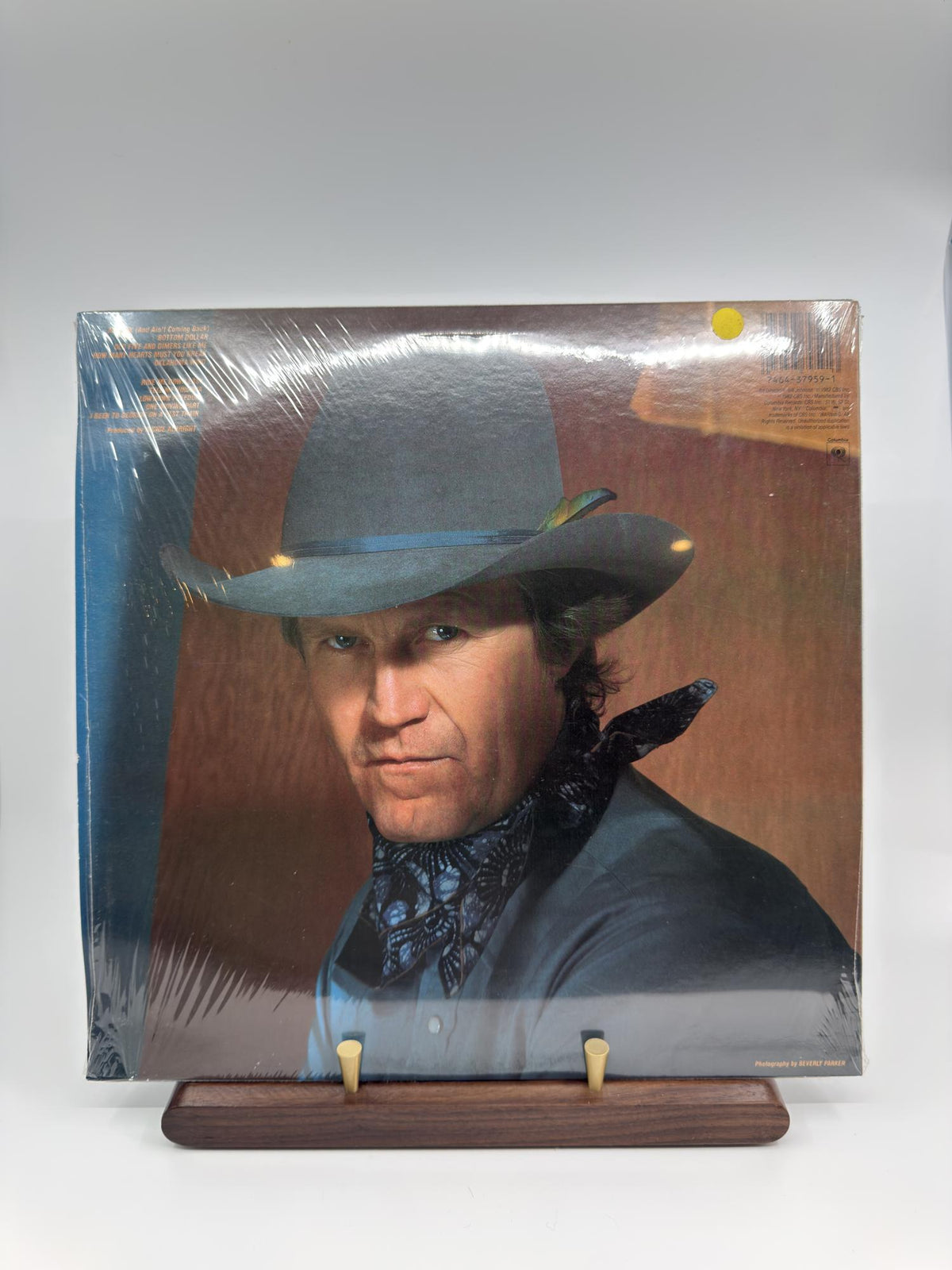 Billy Joe Shaver 1982 actual copy rear sleeve