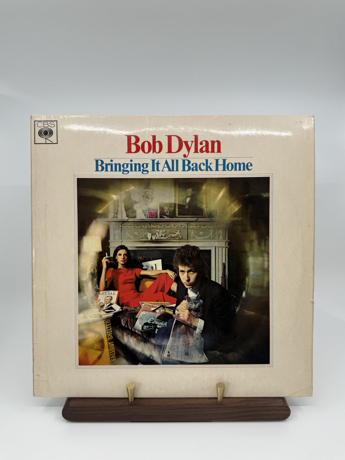 Bob Dylan Bringing It All Back Home UK mono CBS BPG 62515 front laminated sleeve