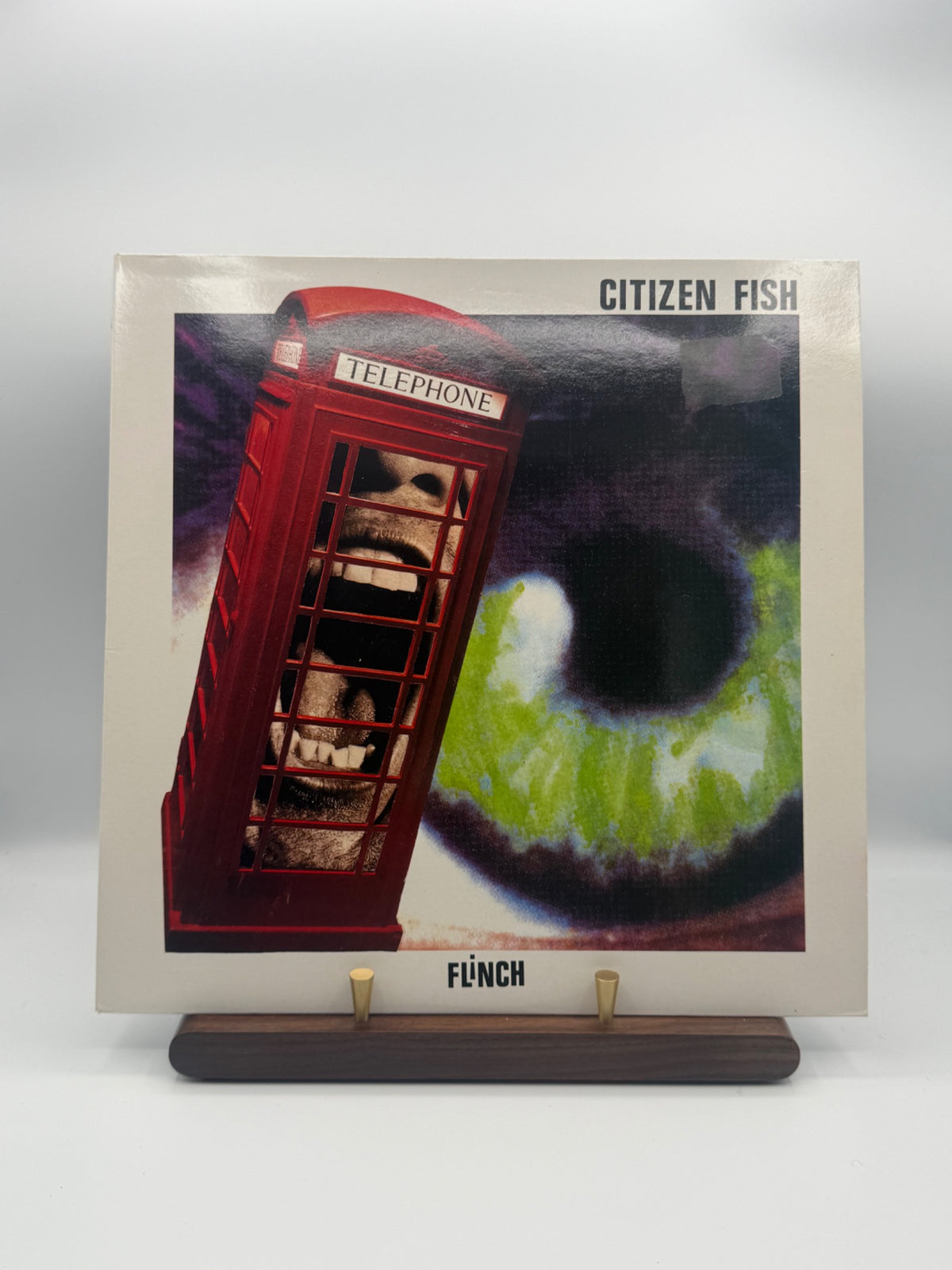 Citizen Fish Flinch Bluurg Records FISH 31 LP back cover