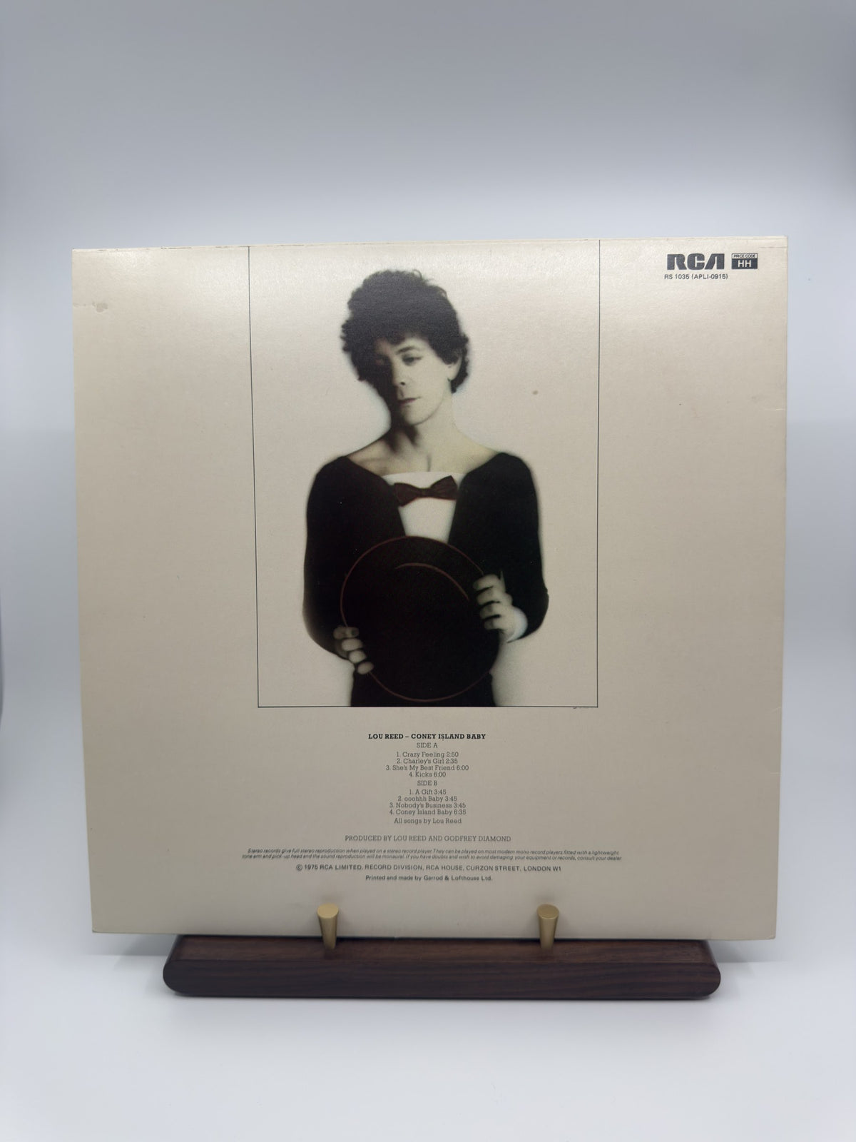 Lou Reed Coney Island Baby actual copy