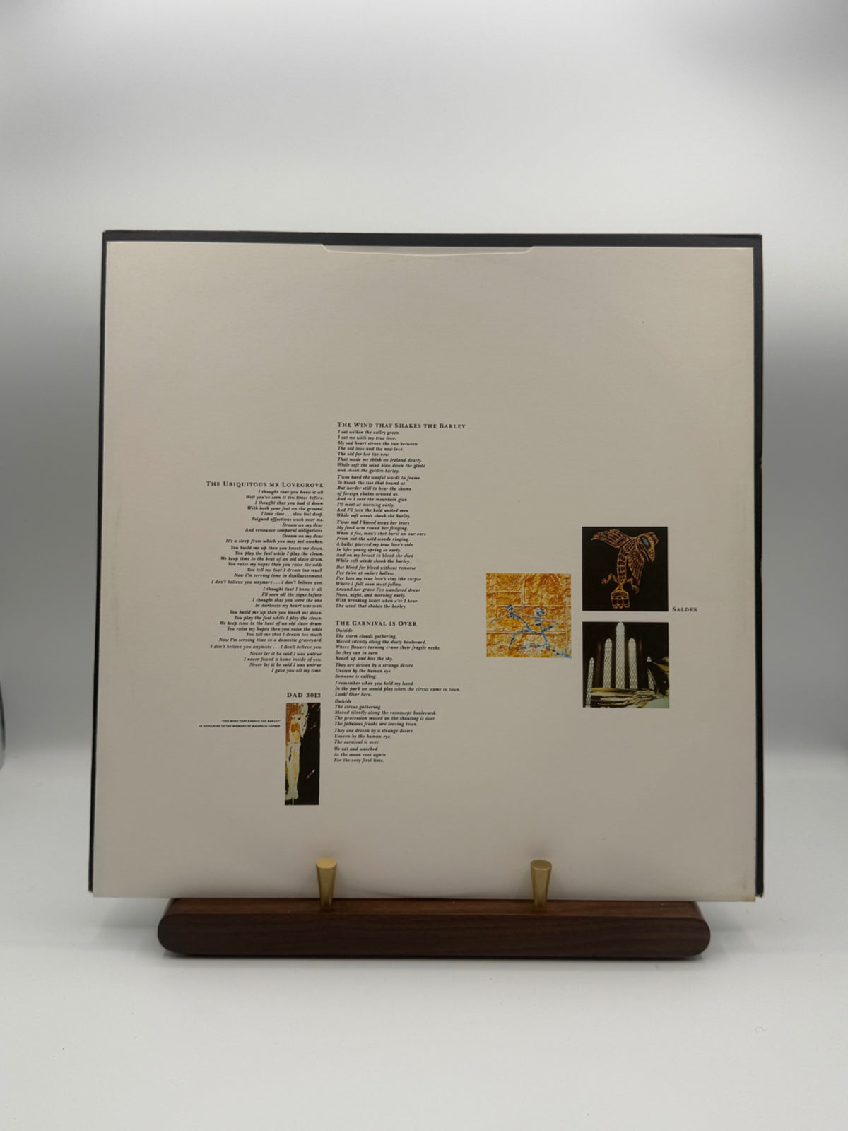Dead Can Dance Into The Labyrinth DAD 3013 printed inner sleeve one