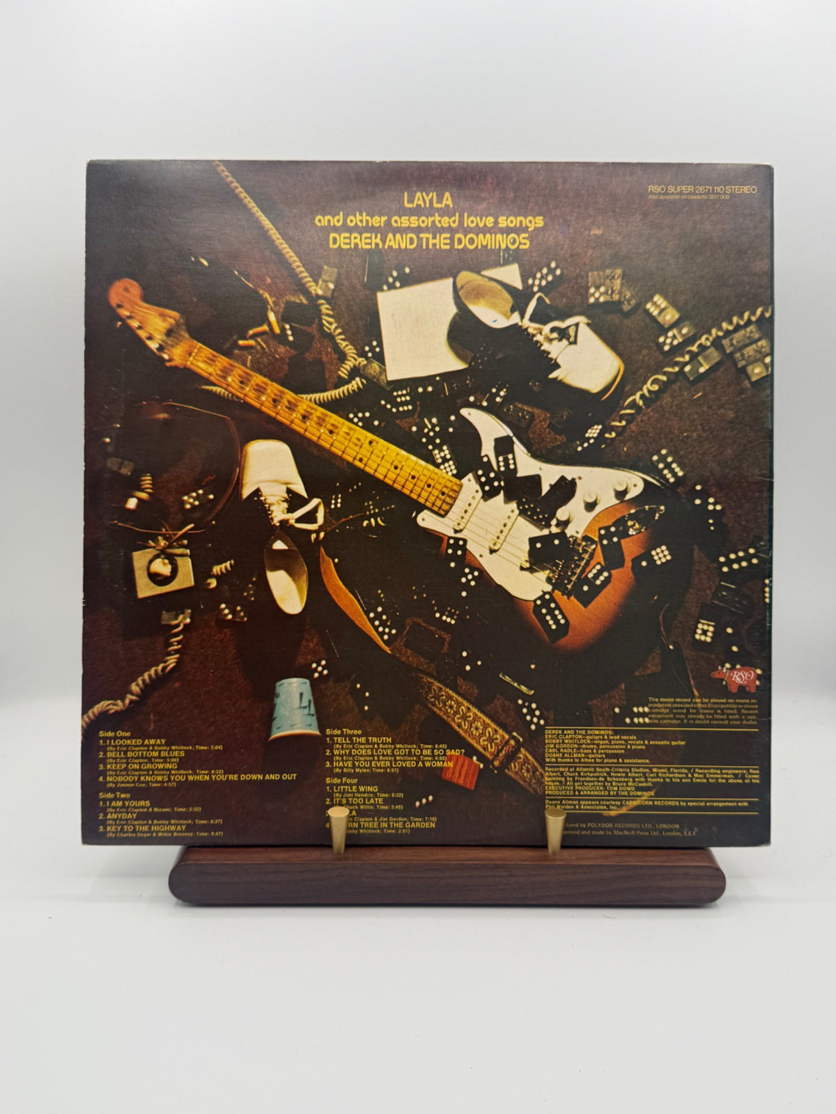 Derek and the Dominos Layla and Other Assorted Love Songs UK RSO back cover