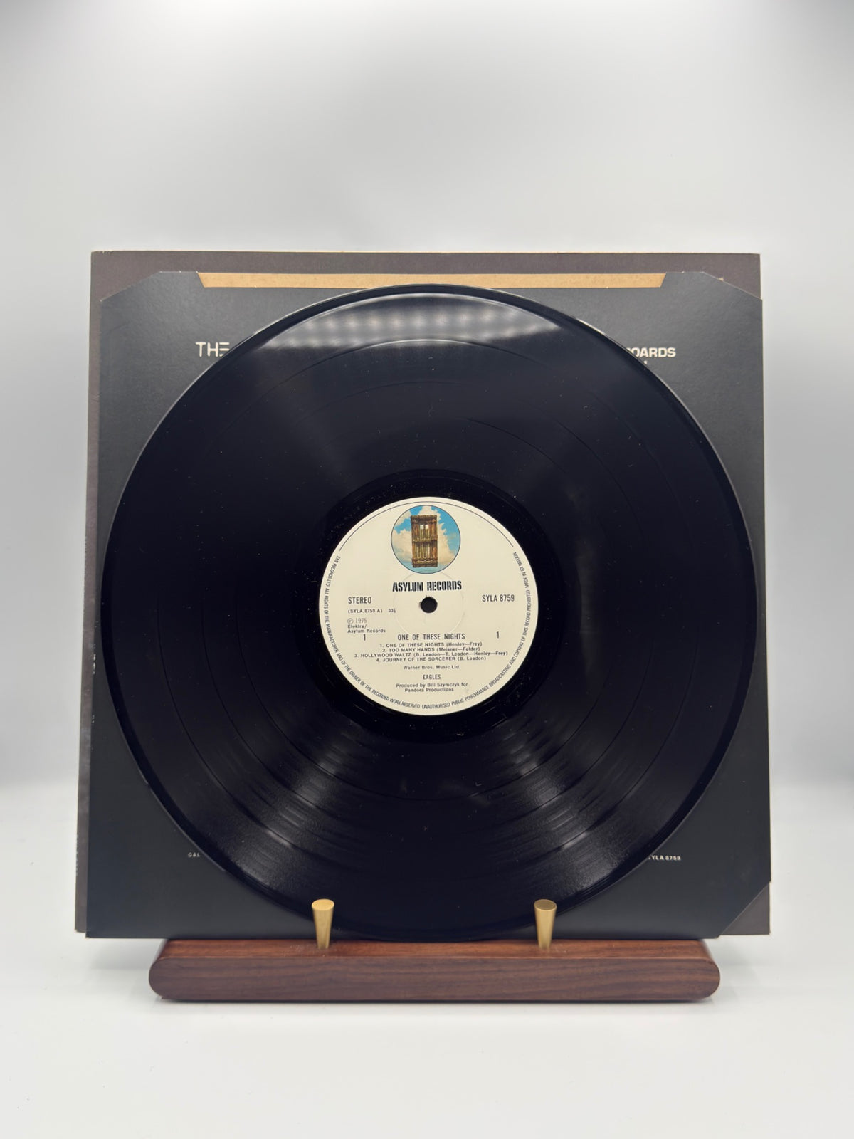 Eagles One Of These Nights UK Asylum vinyl Side One