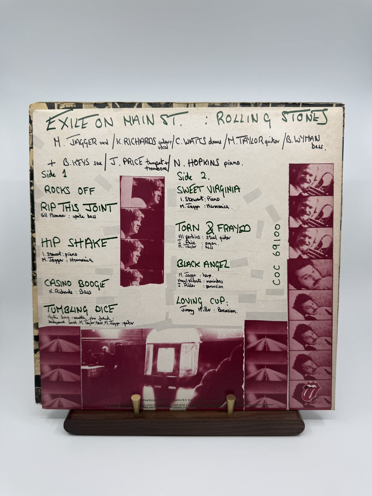 The Rolling Stones Exile On Main St actual copy