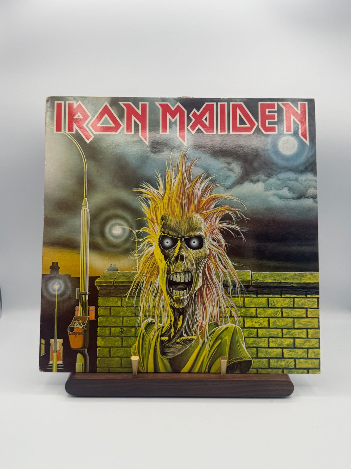 Iron Maiden self-titled EMI EMC 3330 UK vinyl LP front sleeve