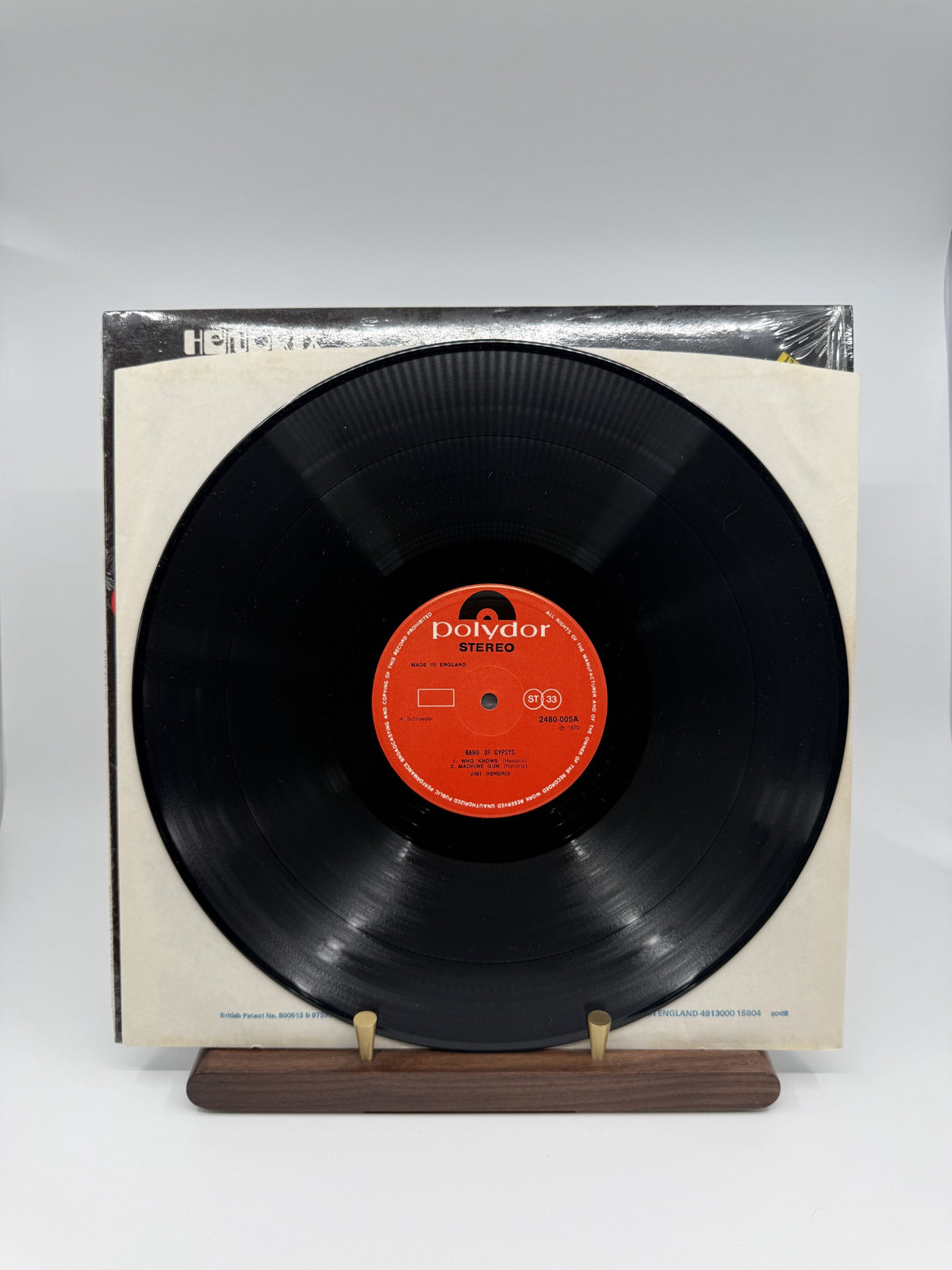 Jimi Hendrix Band Of Gypsys Polydor 2480 005 vinyl side A