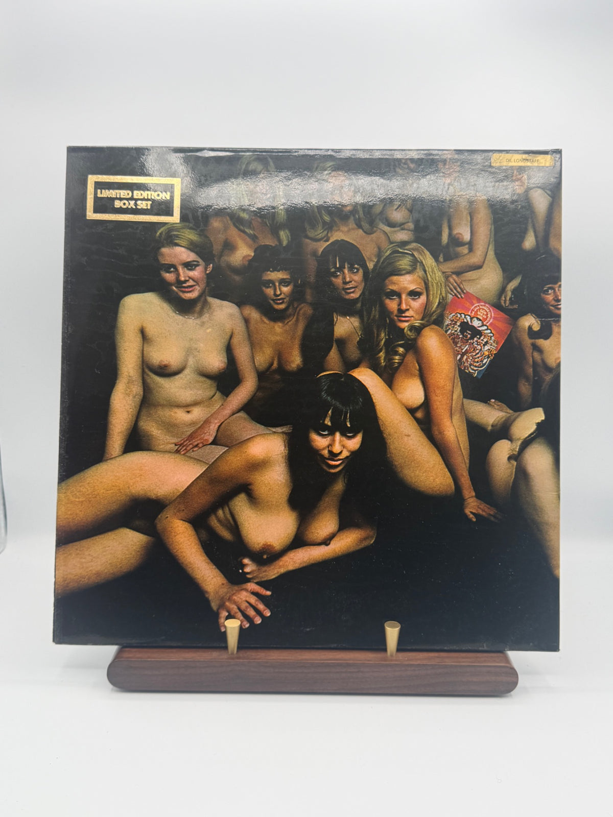 The Jimi Hendrix Experience Electric Ladyland UK Polydor laminated nude sleeve rear