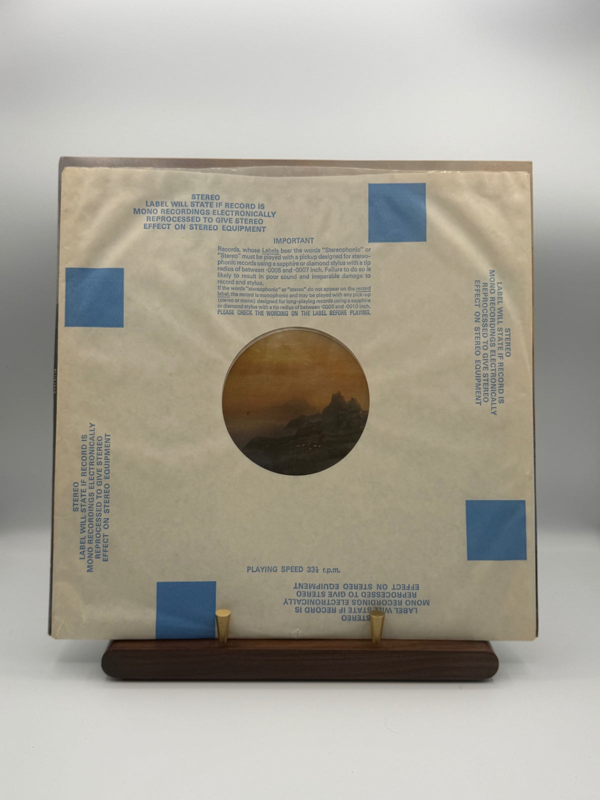 Justin Hayward John Lodge Blue Jays THS 12 original inner sleeve