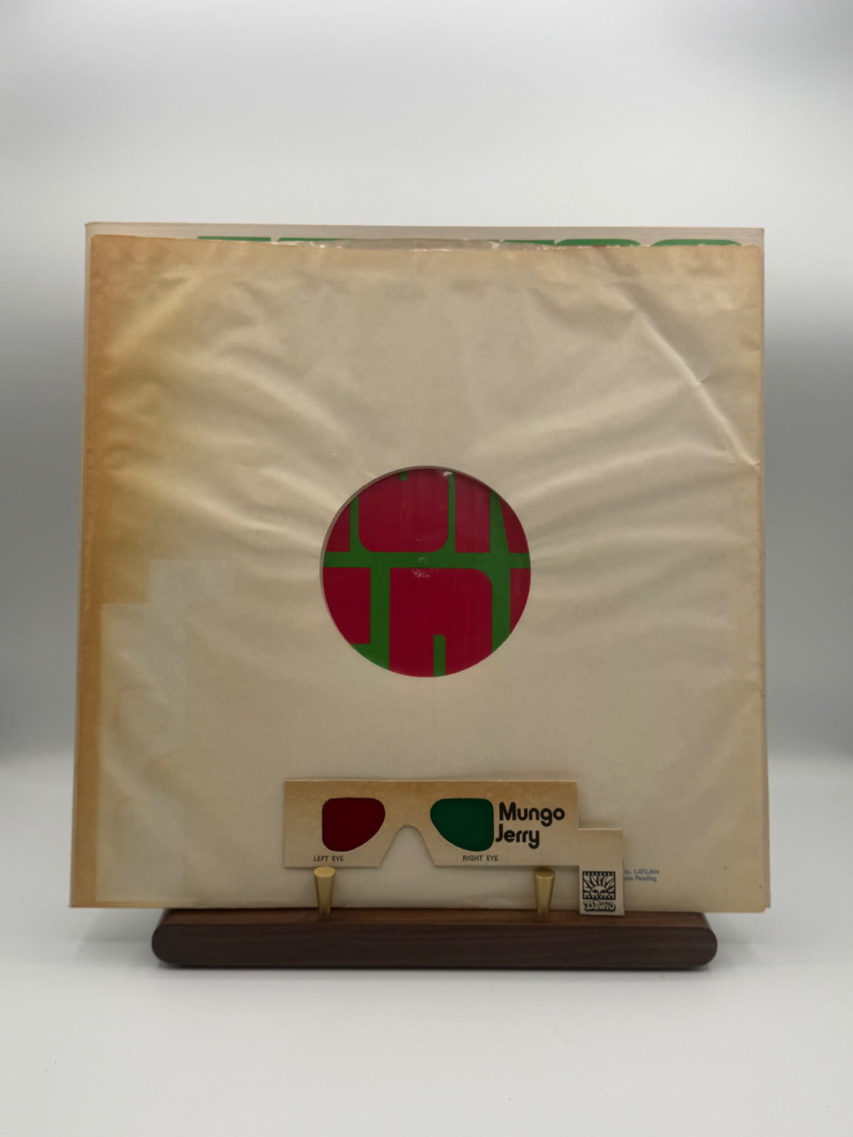 Mungo Jerry DNLS 3008 original 3D glasses and sleeve