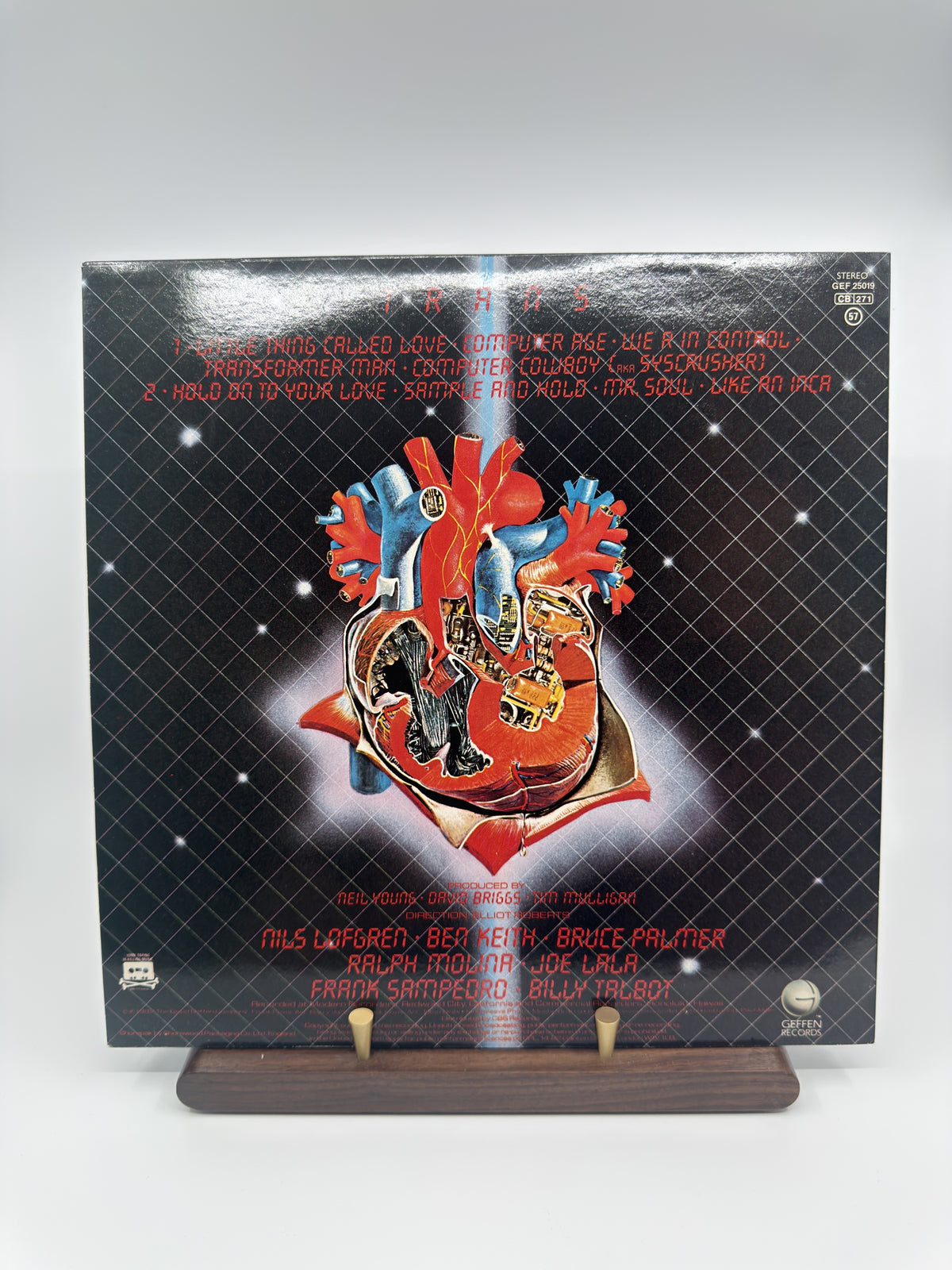 Neil Young Trans UK GEF 25019 — rear sleeve