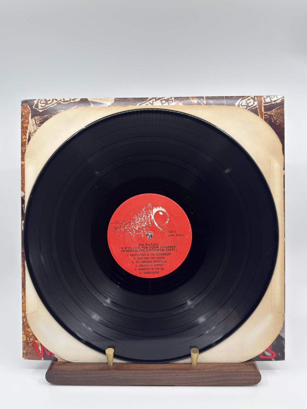 Sex Pistols We've Cum For Your Children actual copy vinyl side B