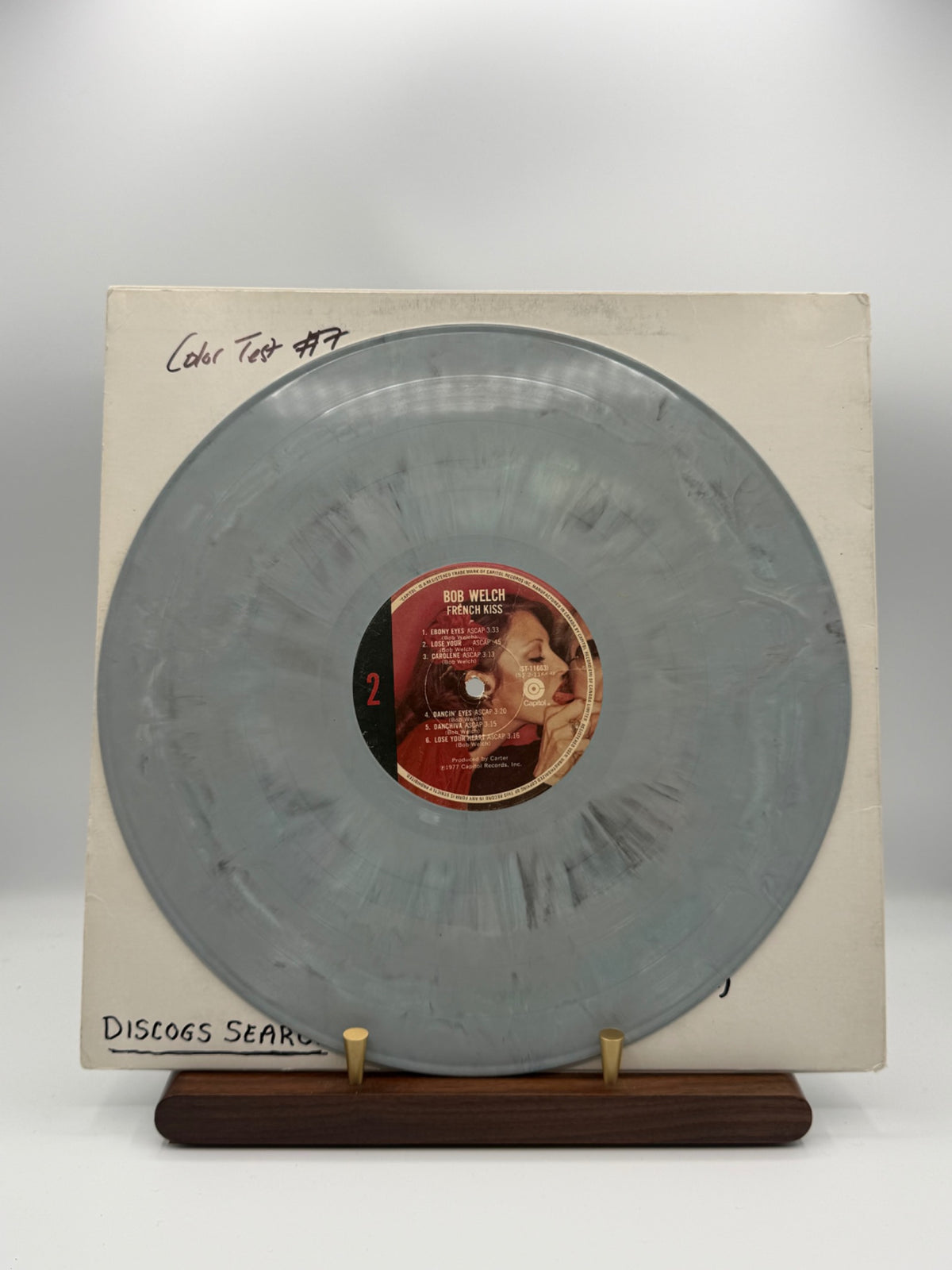 Tavares Love Storm Capitol Canada Color Test #7 grey marbled vinyl side A